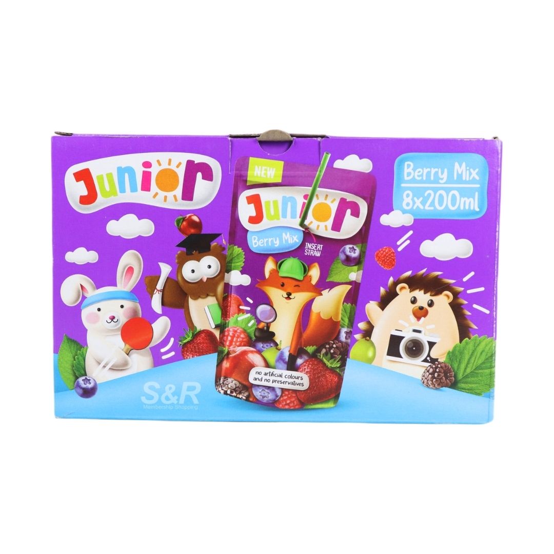 Junior Berry Mix Juice Drink 200mL x 8